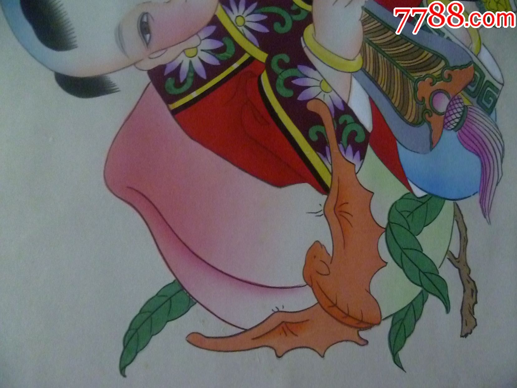 古柳祥庄画杨柳青年画精品原画