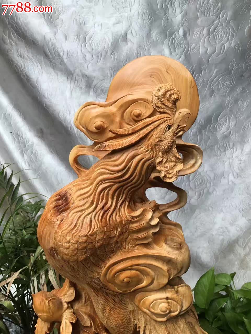 凤凰牡丹做功精细设计_议价【渊源精品木雕】_第2张_7788收藏__收藏