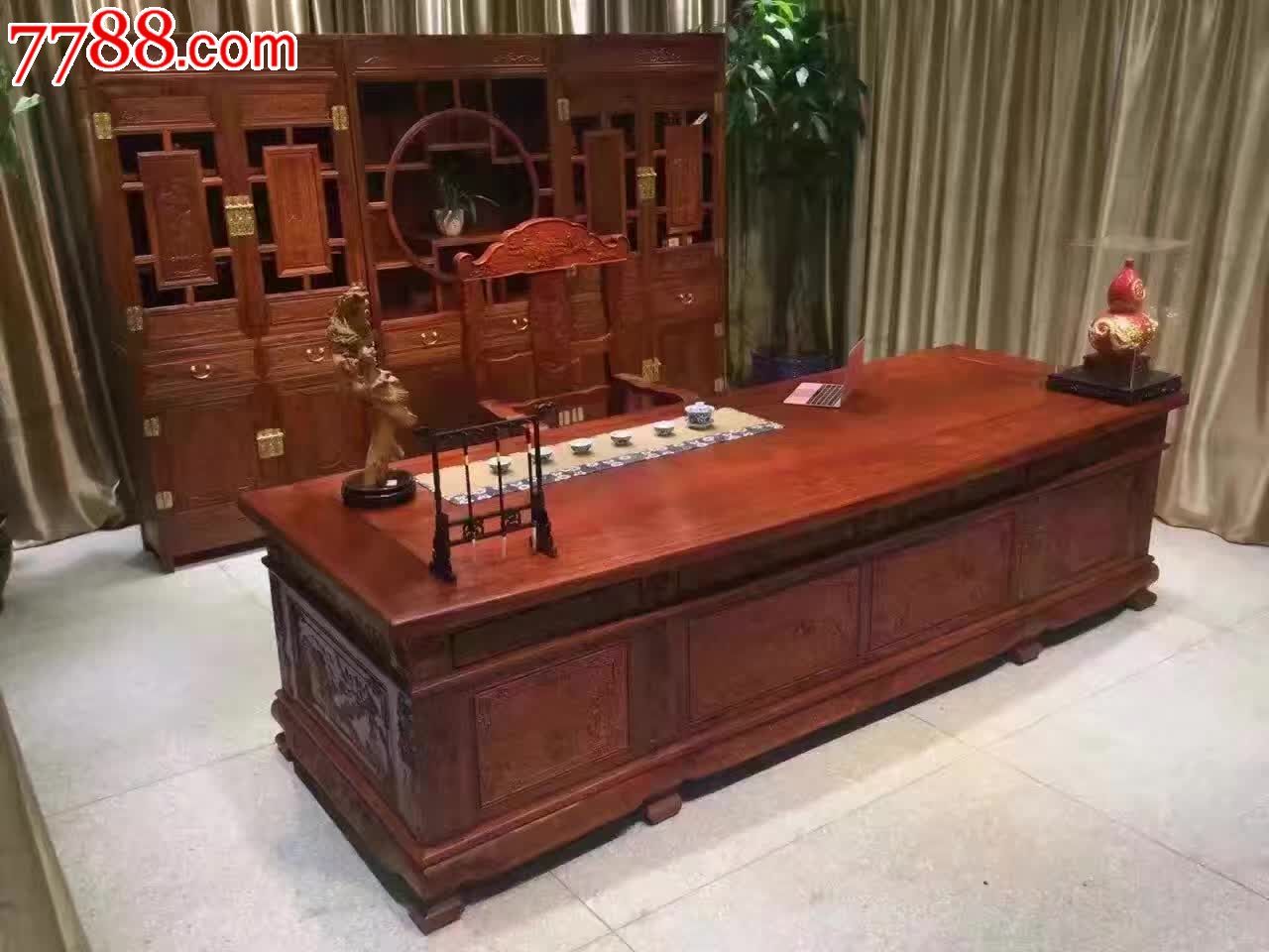 号缅花3米豪华办公桌
