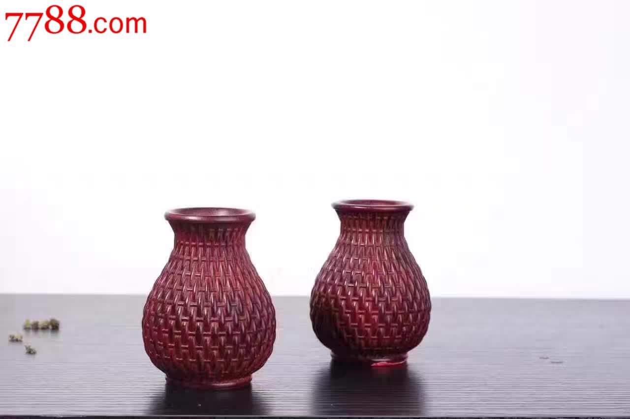 素器之美编网茶叶罐花