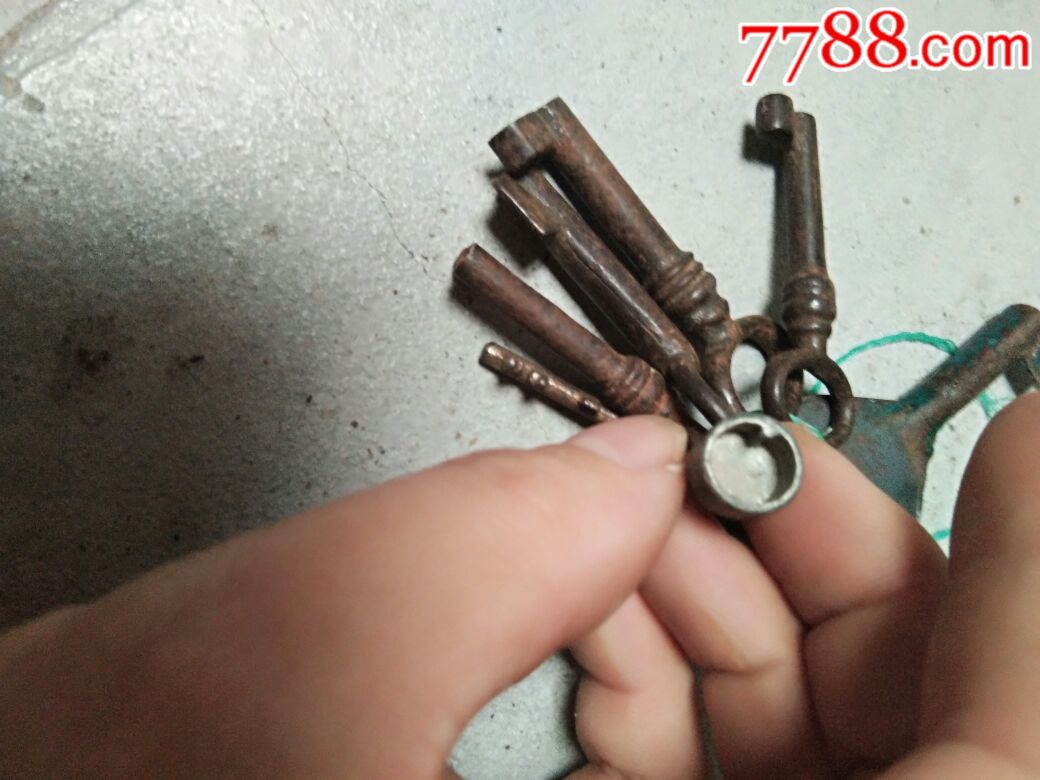 民国铁挂锁钥匙