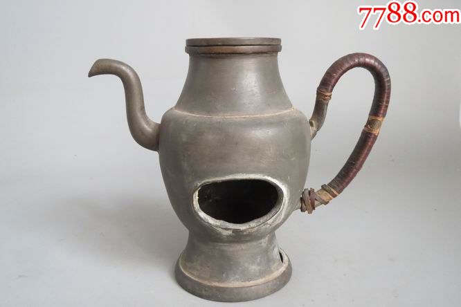 民国镶铜点铜锡烫酒壶_第1张_7788收藏__中国收藏热线