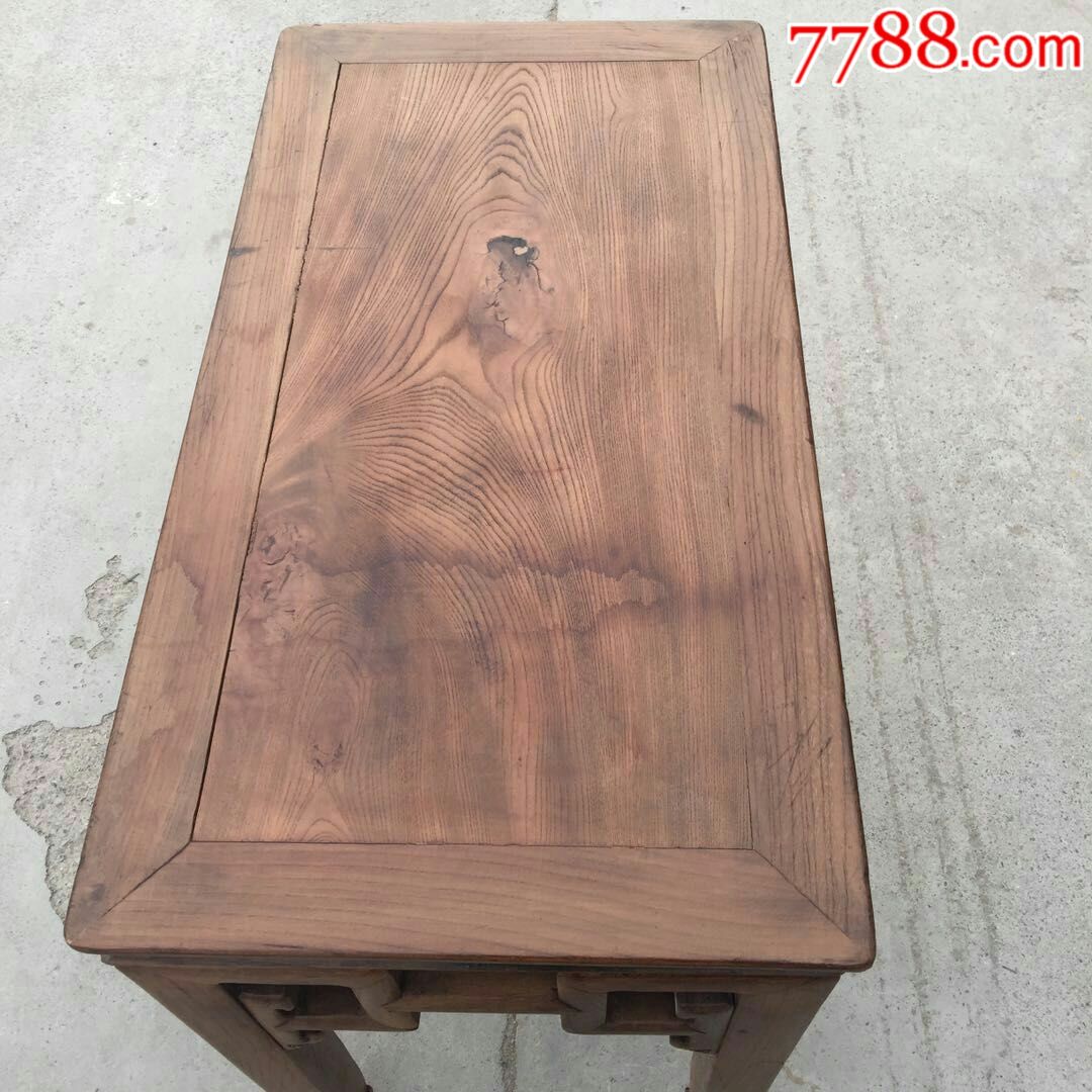 民国时期榉木半桌