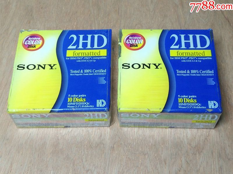 sony10片装绣花机纺织机用索尼电脑磁盘a盘3.5寸软盘**单出