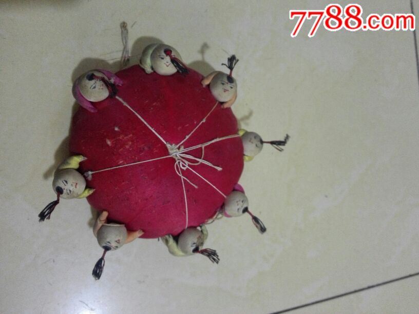 民国老针线包,插针线荷包,娃娃针线包