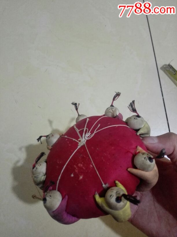 民国老针线包,插针线荷包,娃娃针线包