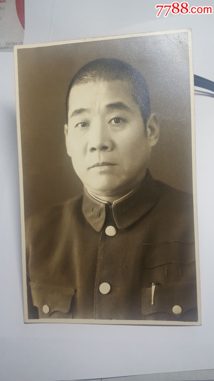 陕西抗战名将孙蔚如将军照片