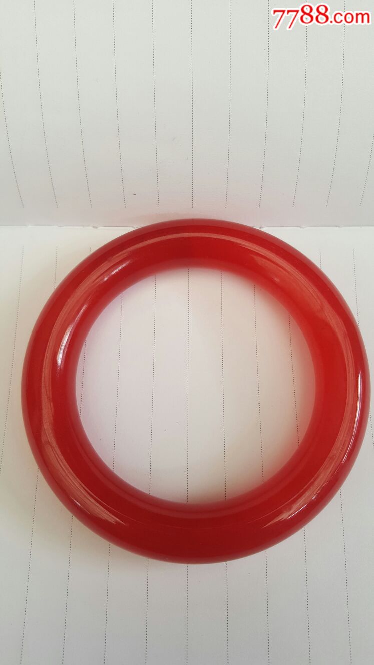 天然马来红玉手镯