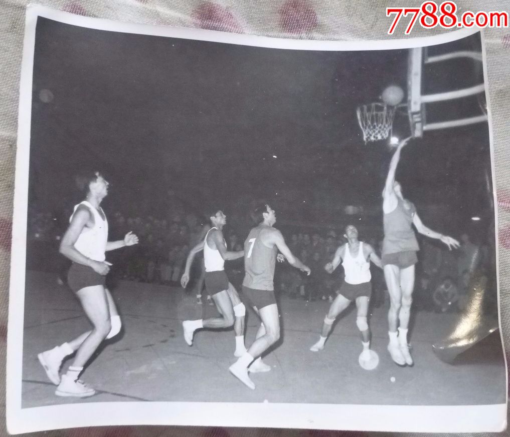 八十年代老照片—打篮球随影