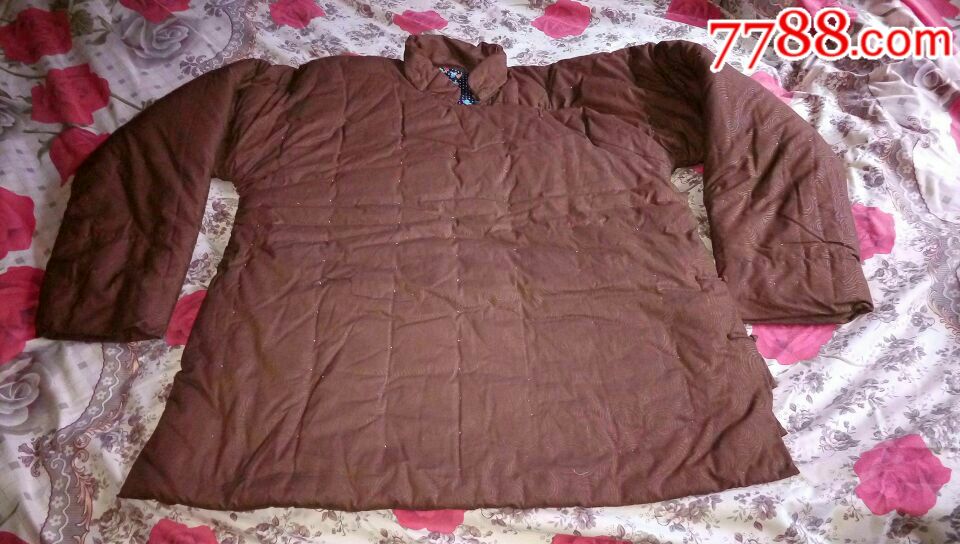 厚大襟棉袄