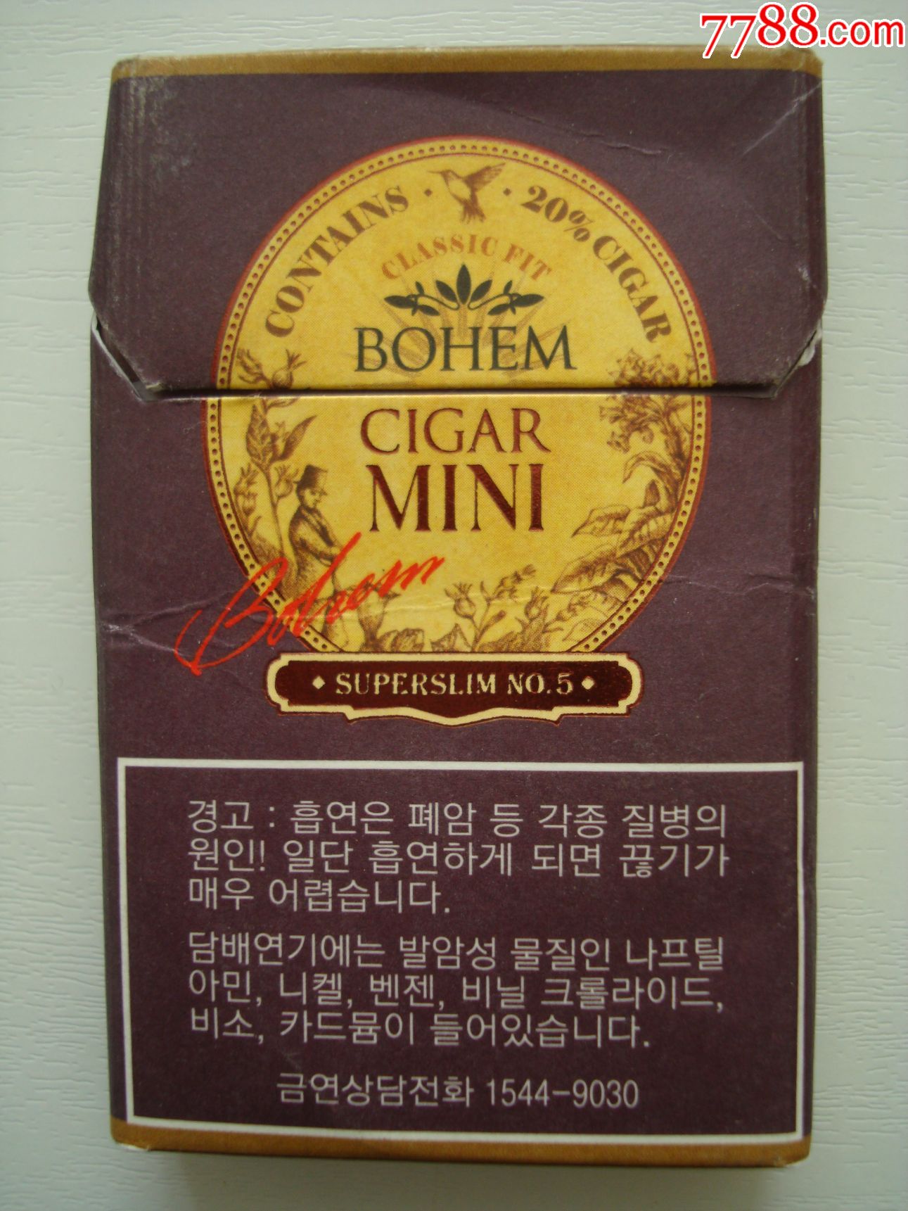 韩国烟标――bohemcigarmini