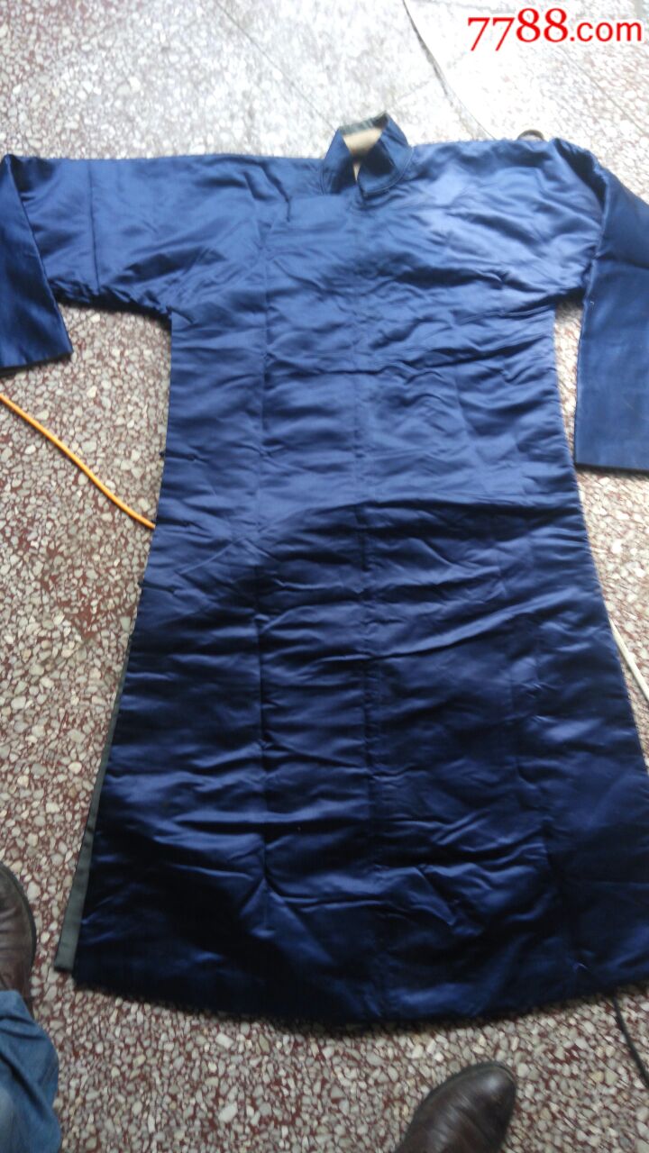 民国时期男士绸缎驼绒棉长袍!全新