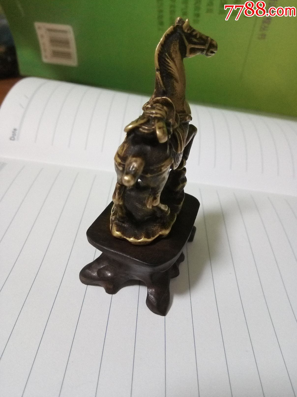 马背上有苍蝇.马上赢.木底座好