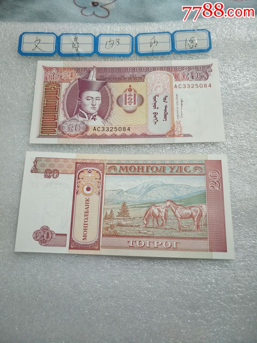 蒙古20图格里克