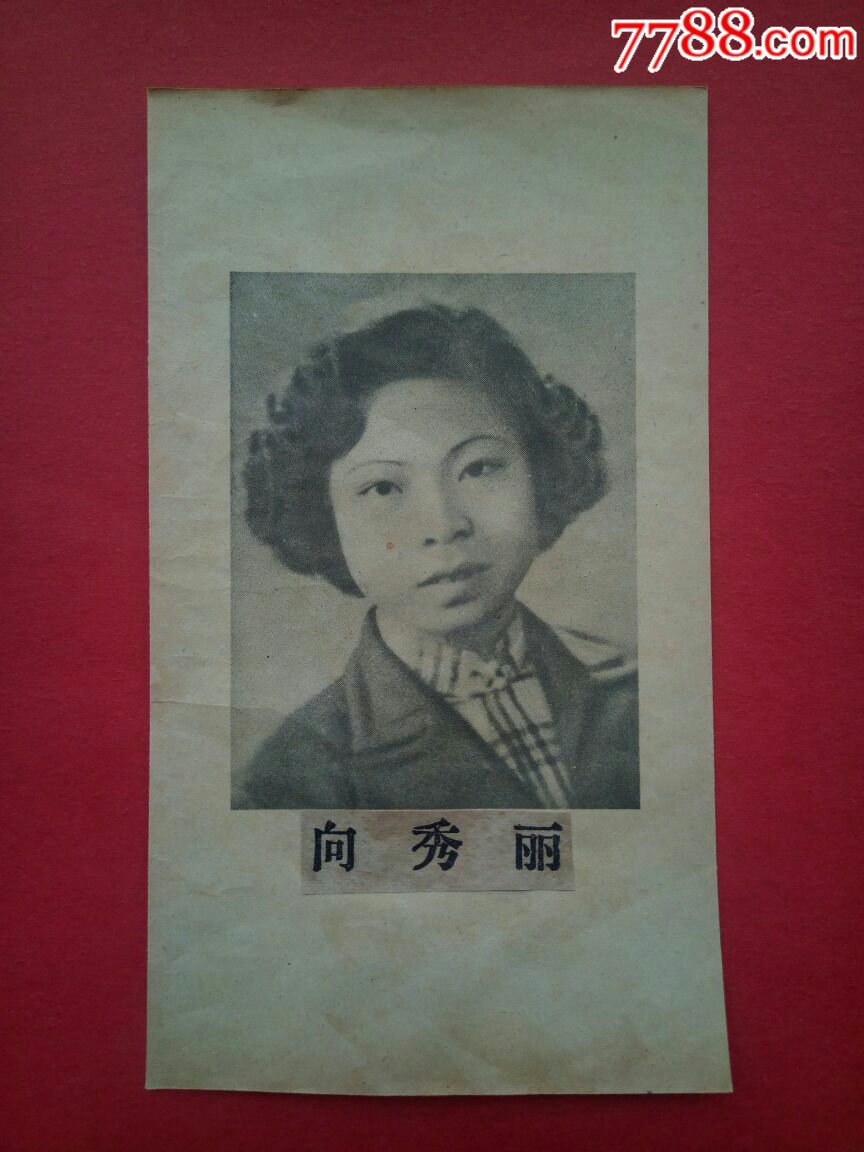 向秀丽-价格:50元-se54587548-年画/宣传画-零售-7788收藏__收藏热线