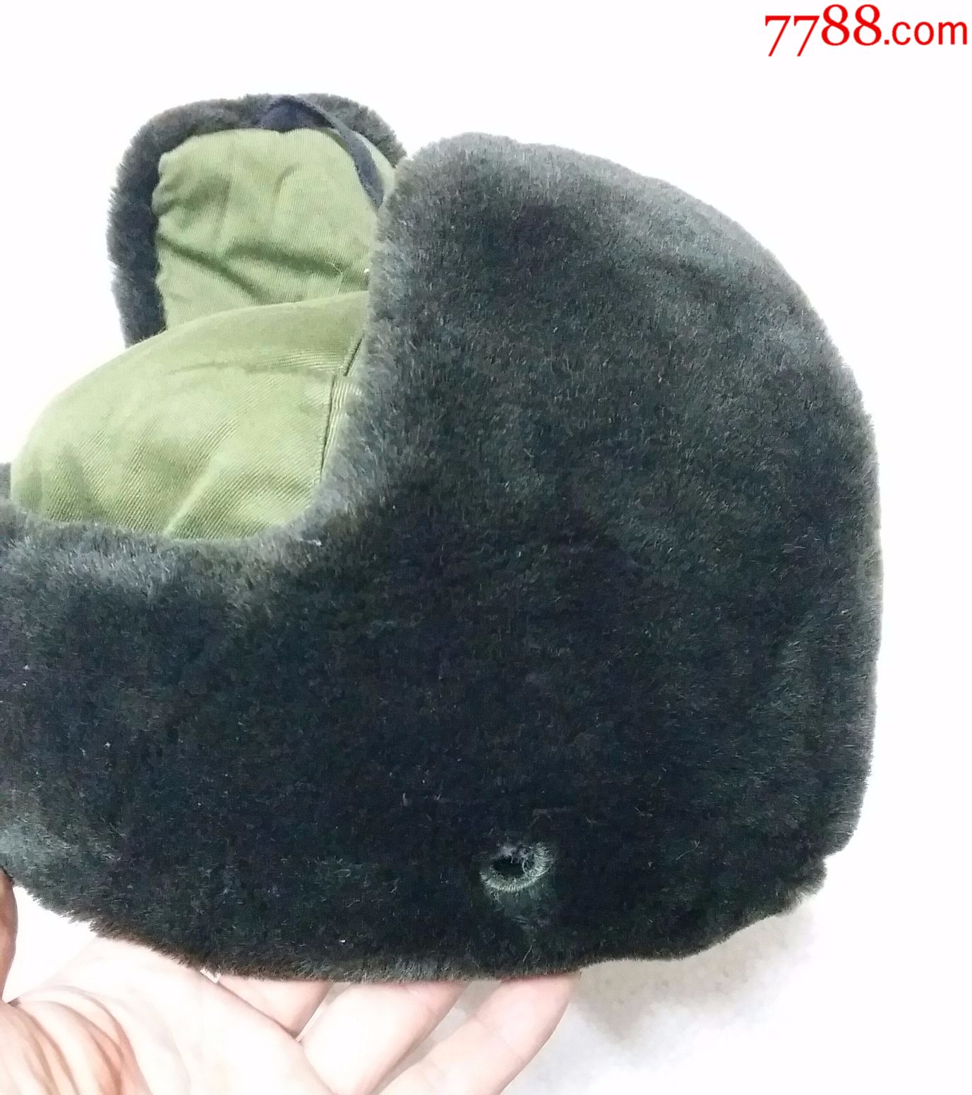 1966年2号军绿色布棉帽,58式?65式?