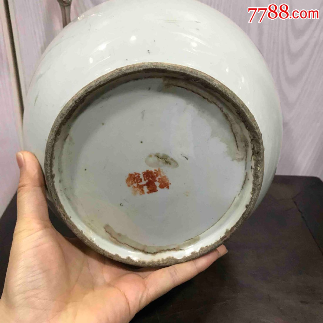 民国湘潭陶画馆《齐白石画缸》