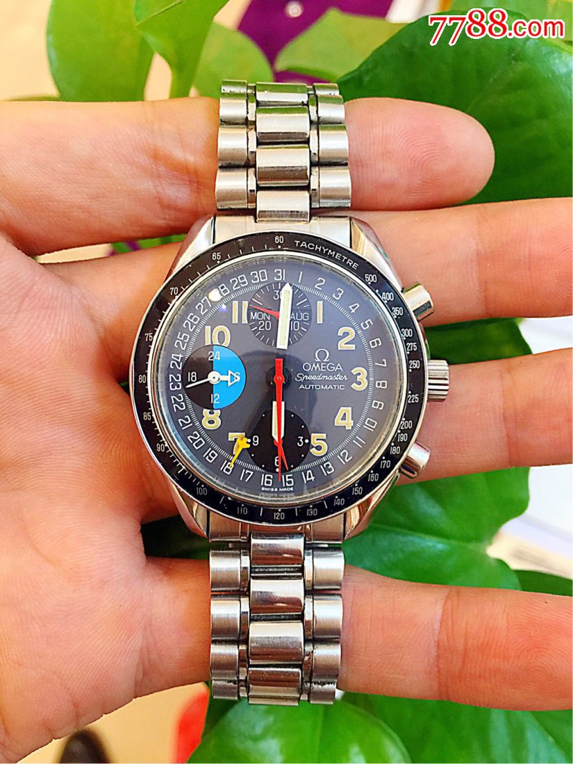 二手正品欧米茄运动款八针超霸自动机械男表-手表/腕表-7788商城
