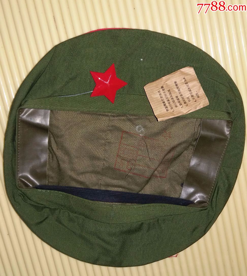 芳华65式女军绿无檐帽