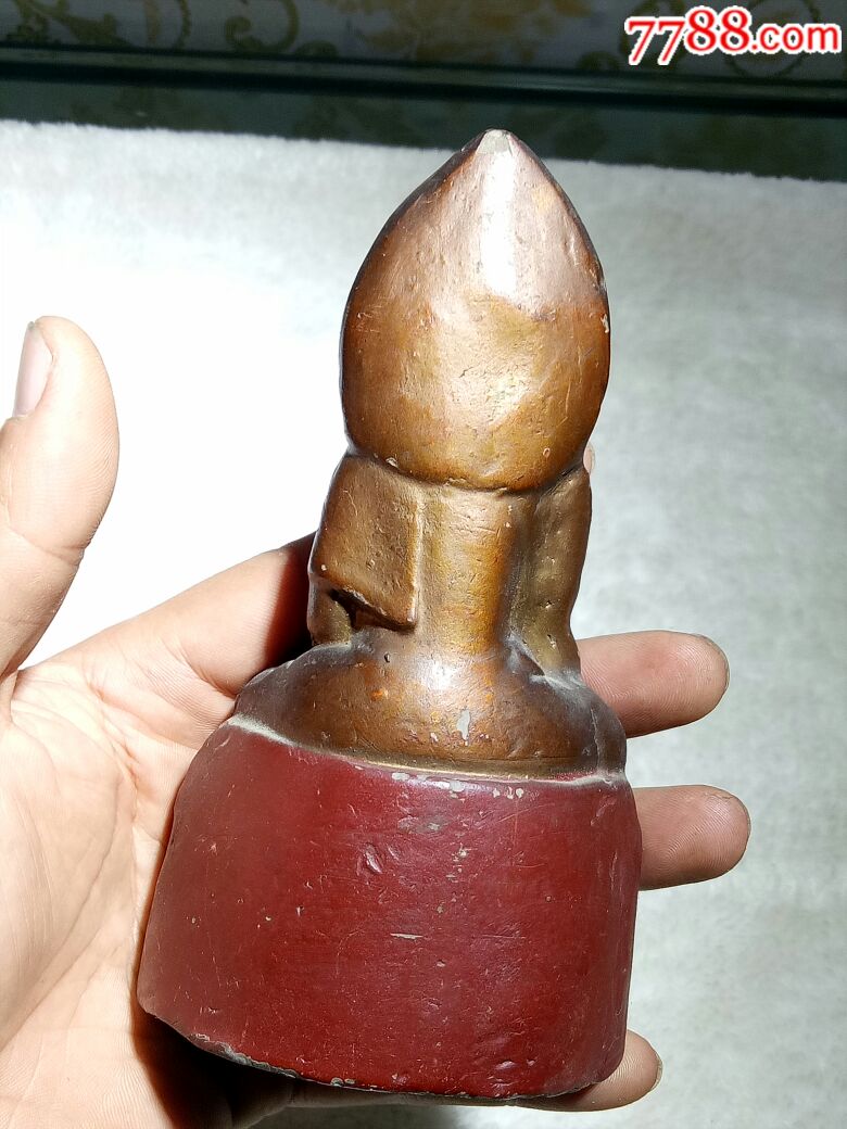 民国泥制观音佛像