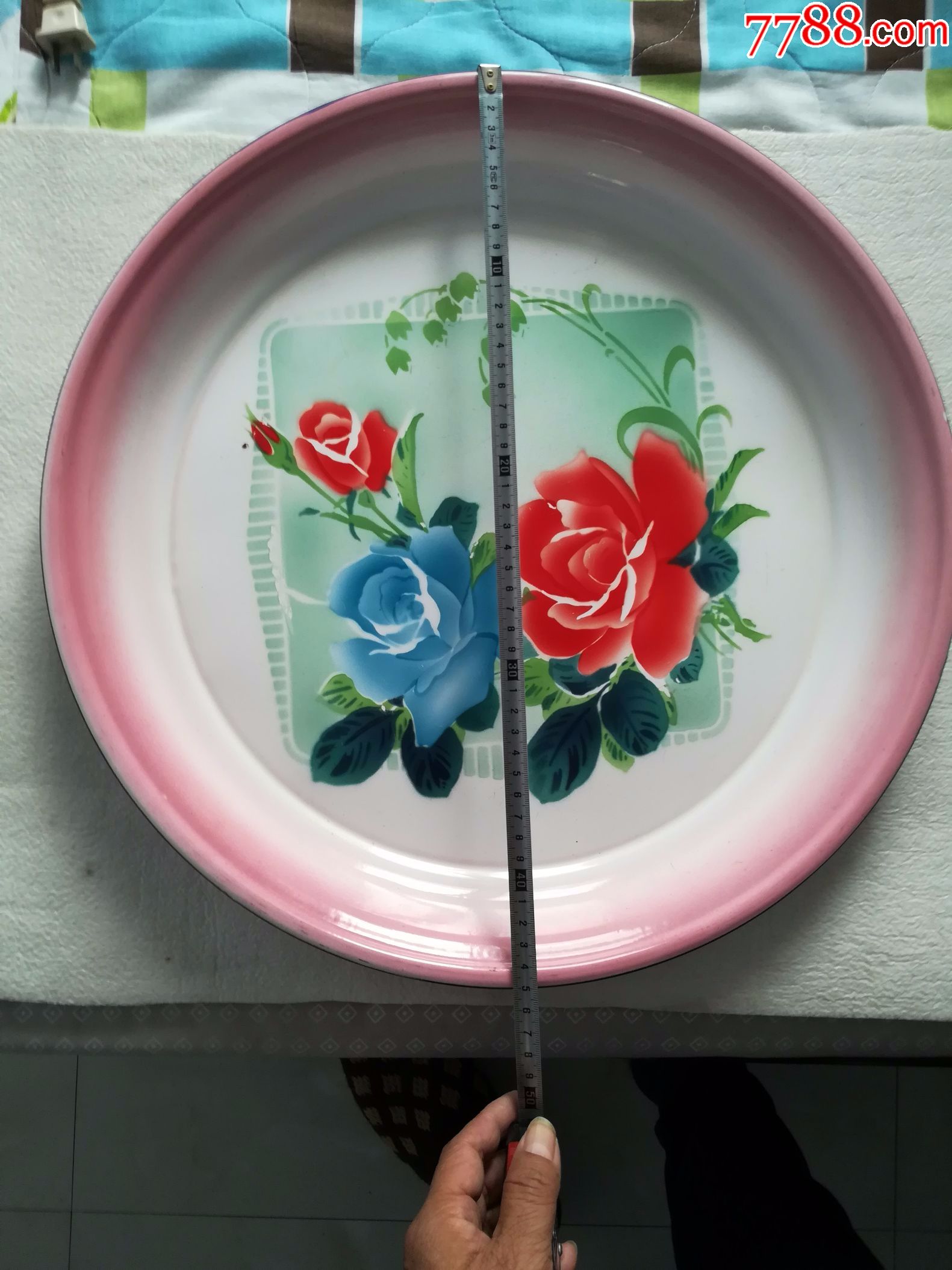 特大号搪瓷盘【直径45厘米】
