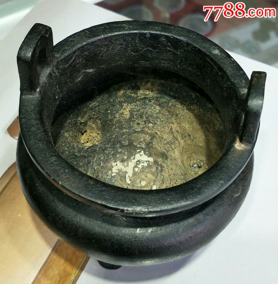 晚清民国带回纹工宣德炉