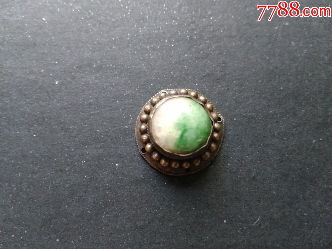 晚清时期翡翠帽正