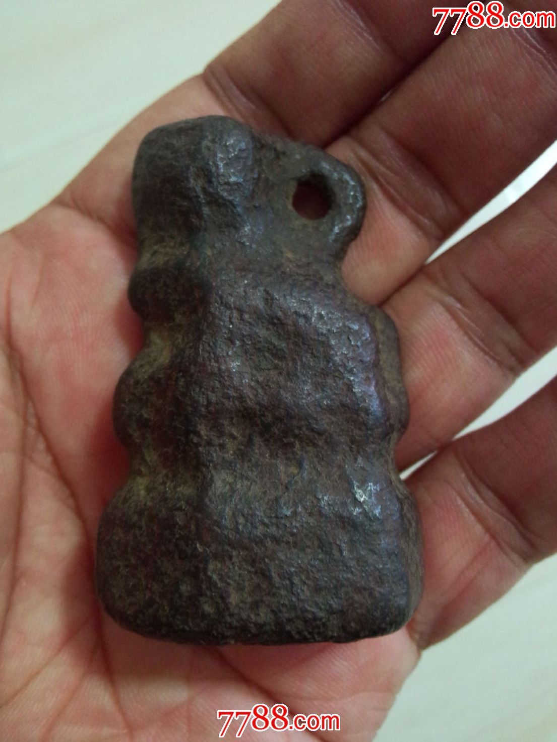 元明时期动物形铁秤砣一枚