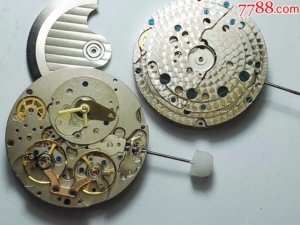 国产机戒表机芯两个摆轮