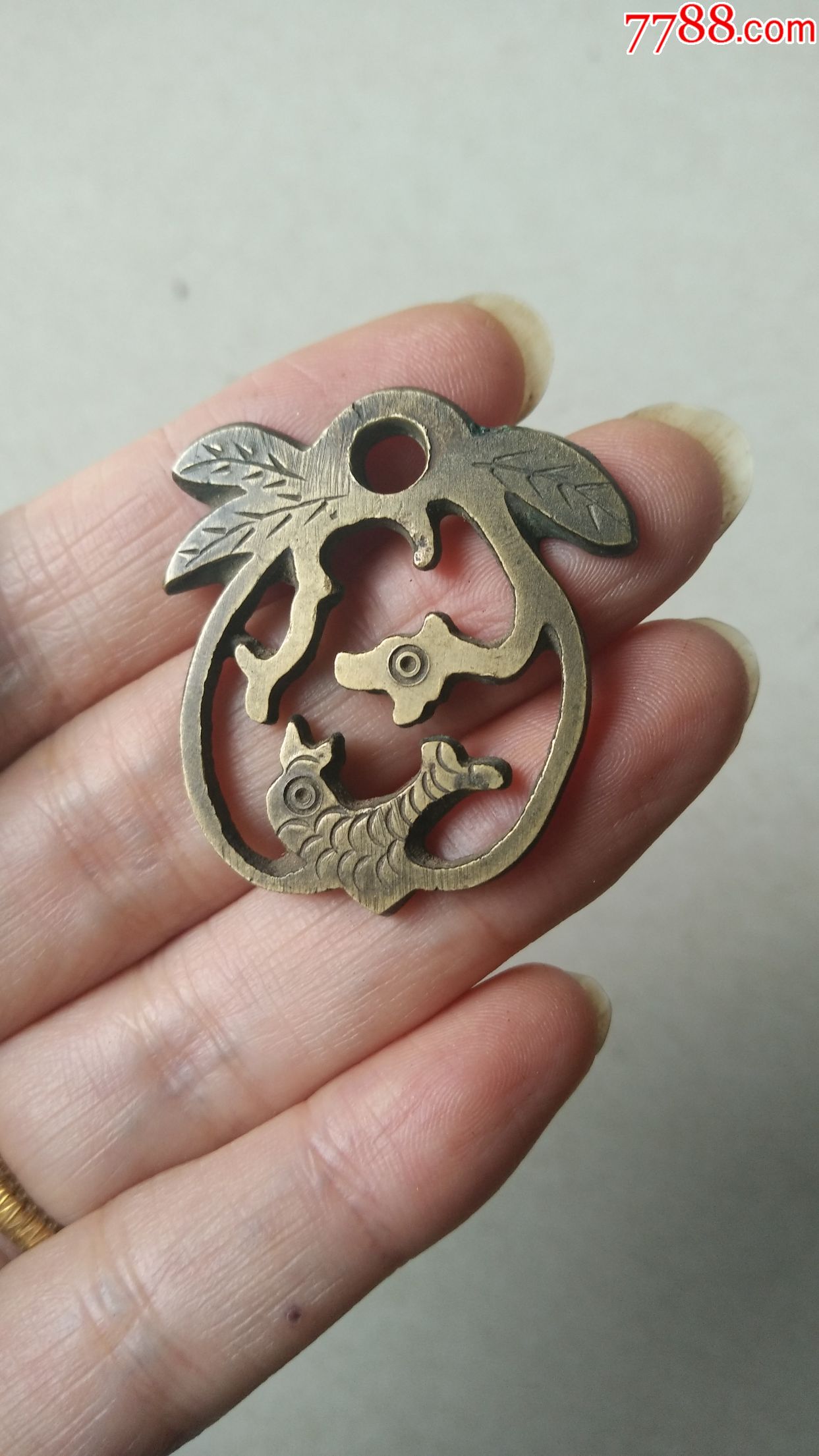 清代鱼化龙花钱