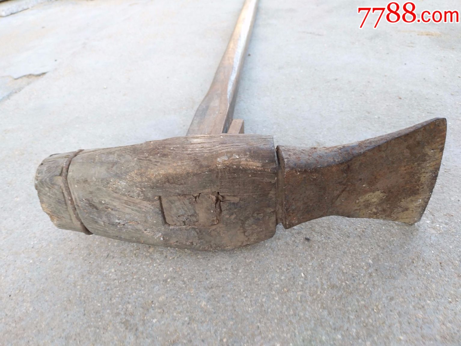 古董古玩瓷器民俗民国老旧物件民国木工锛头木工刨木匠工具锛头710a