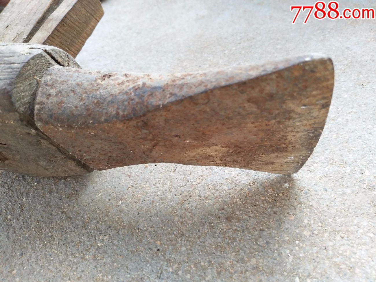 古董古玩瓷器民俗民国老旧物件民国木工锛头木工刨木匠工具锛头710a