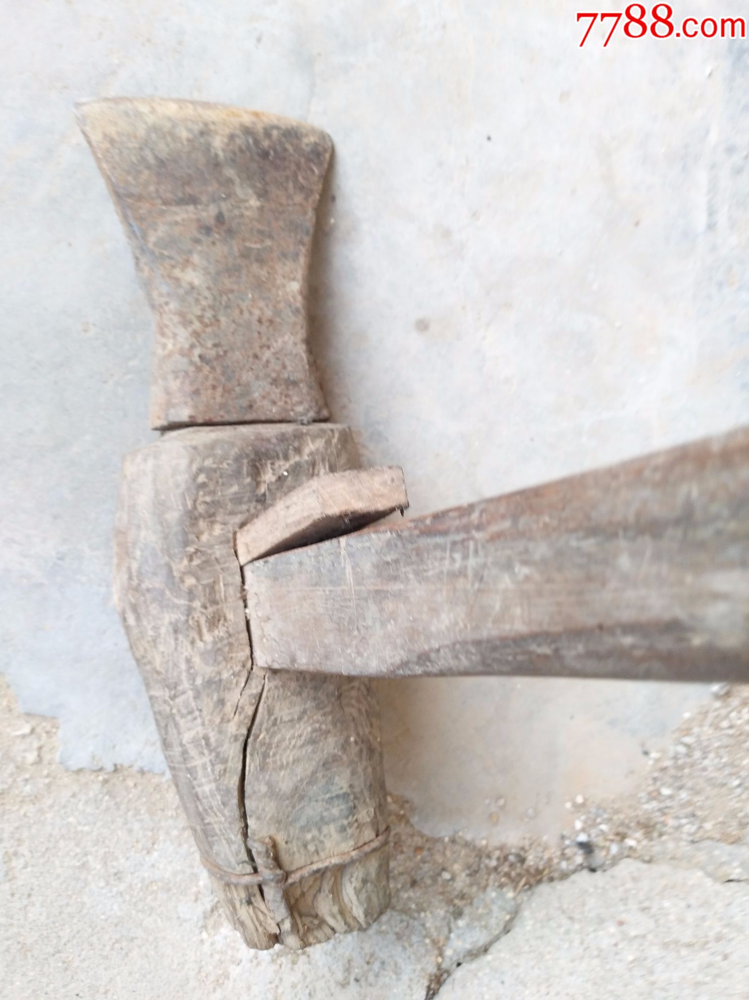 古董古玩瓷器民俗民国老旧物件民国木工锛头木工刨木匠工具锛头710a