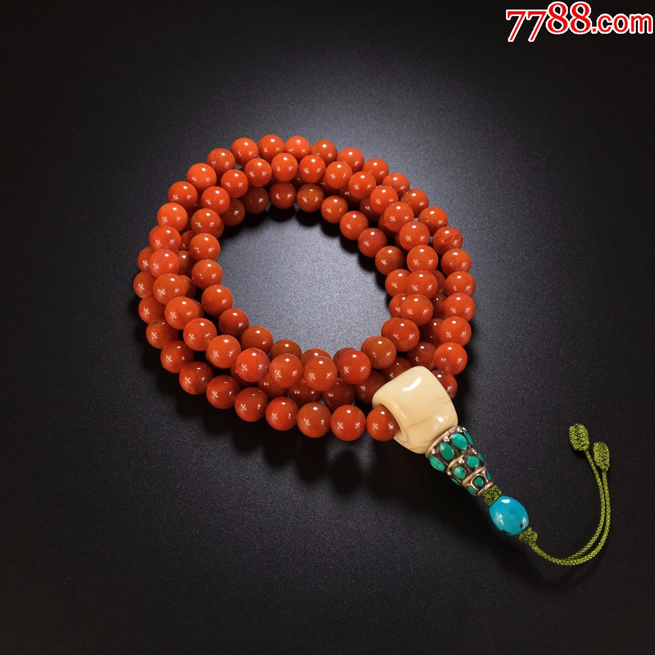 精品南红玛瑙赤珠,佛教七珍之一