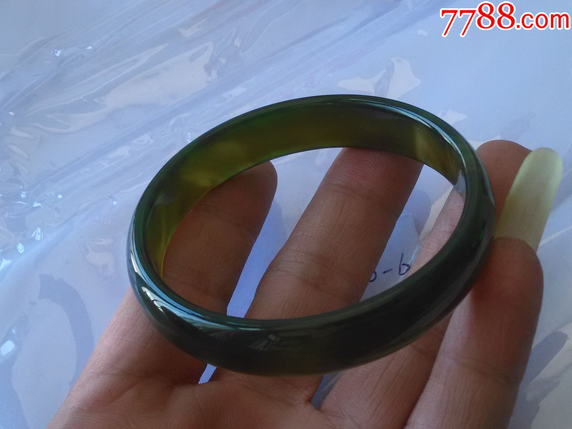 天然水胆玛瑙1220-6素面手镯