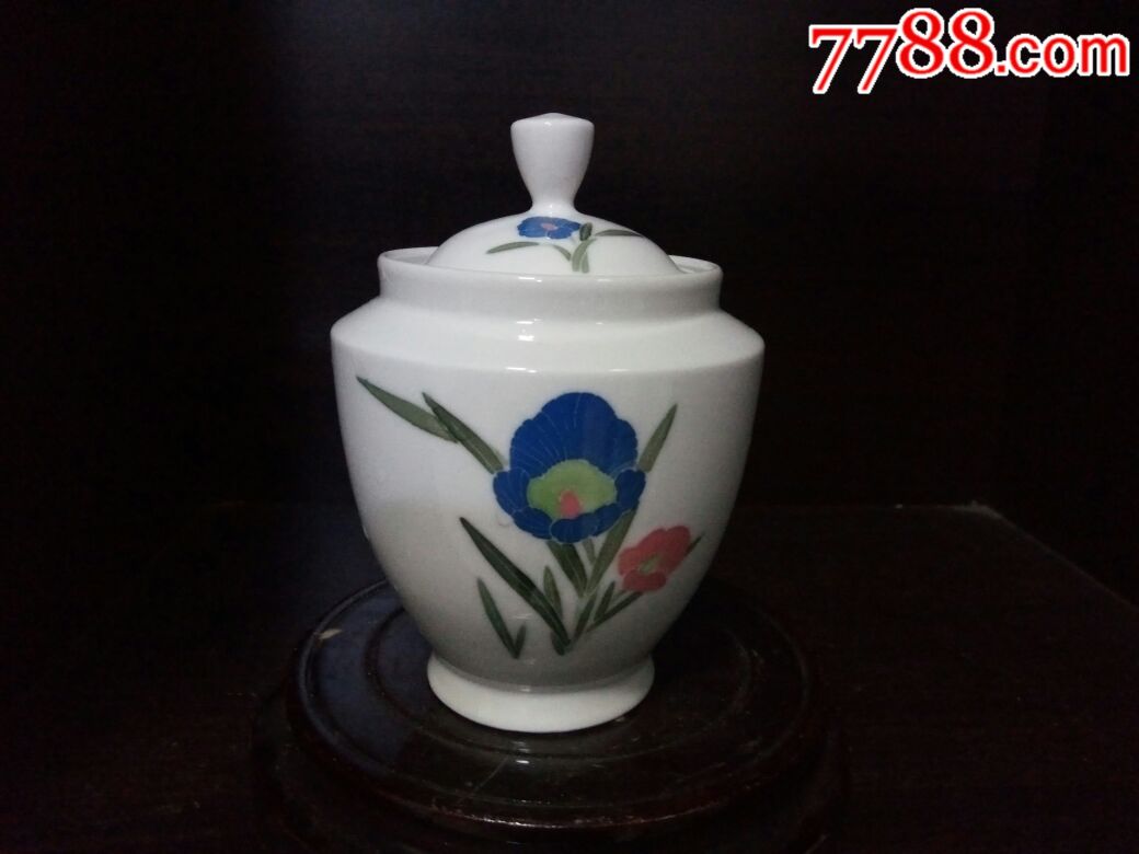 醴陵老瓷器星火茶叶罐