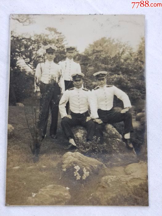 二战日本日军日本海军军校学员合影照