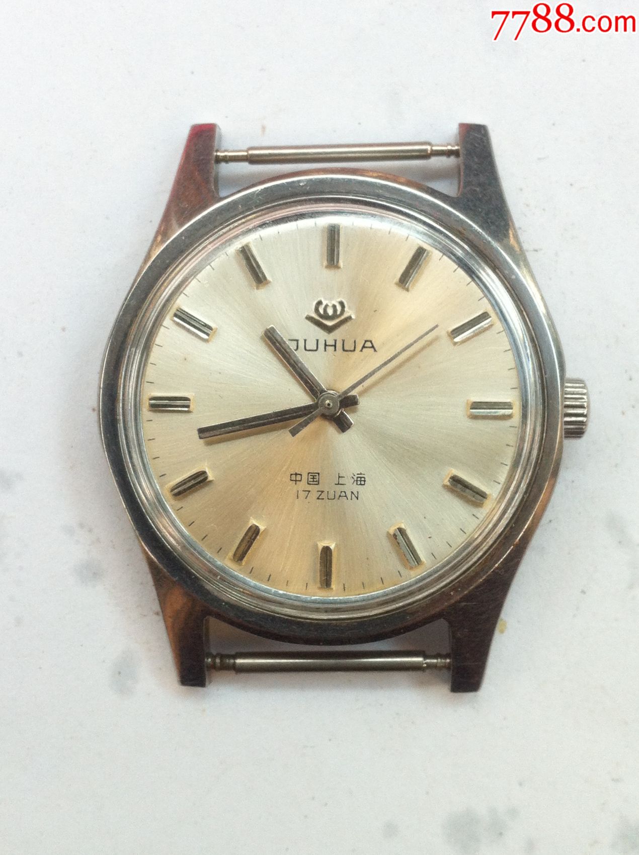 少见上海菊花牌机械手表