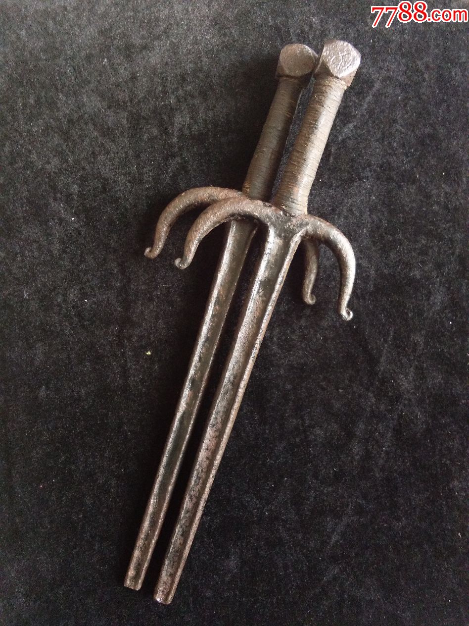 民国传世瓦槽铁尺