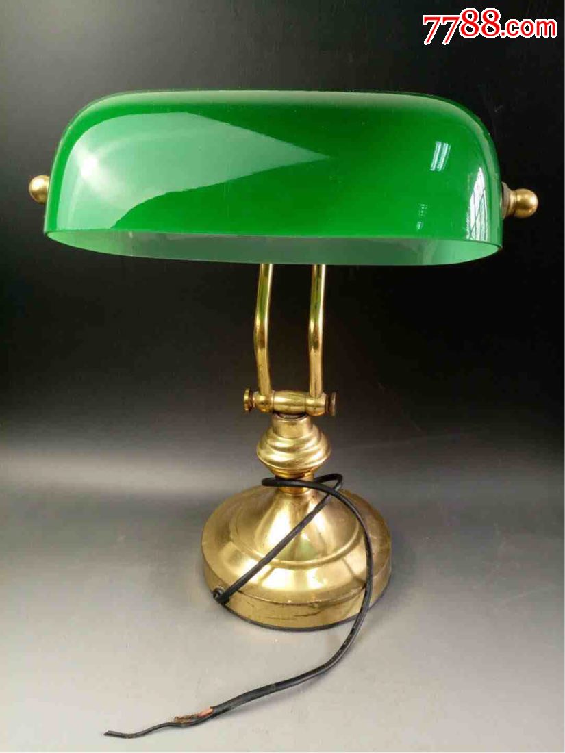 七八十年代纯铜台灯