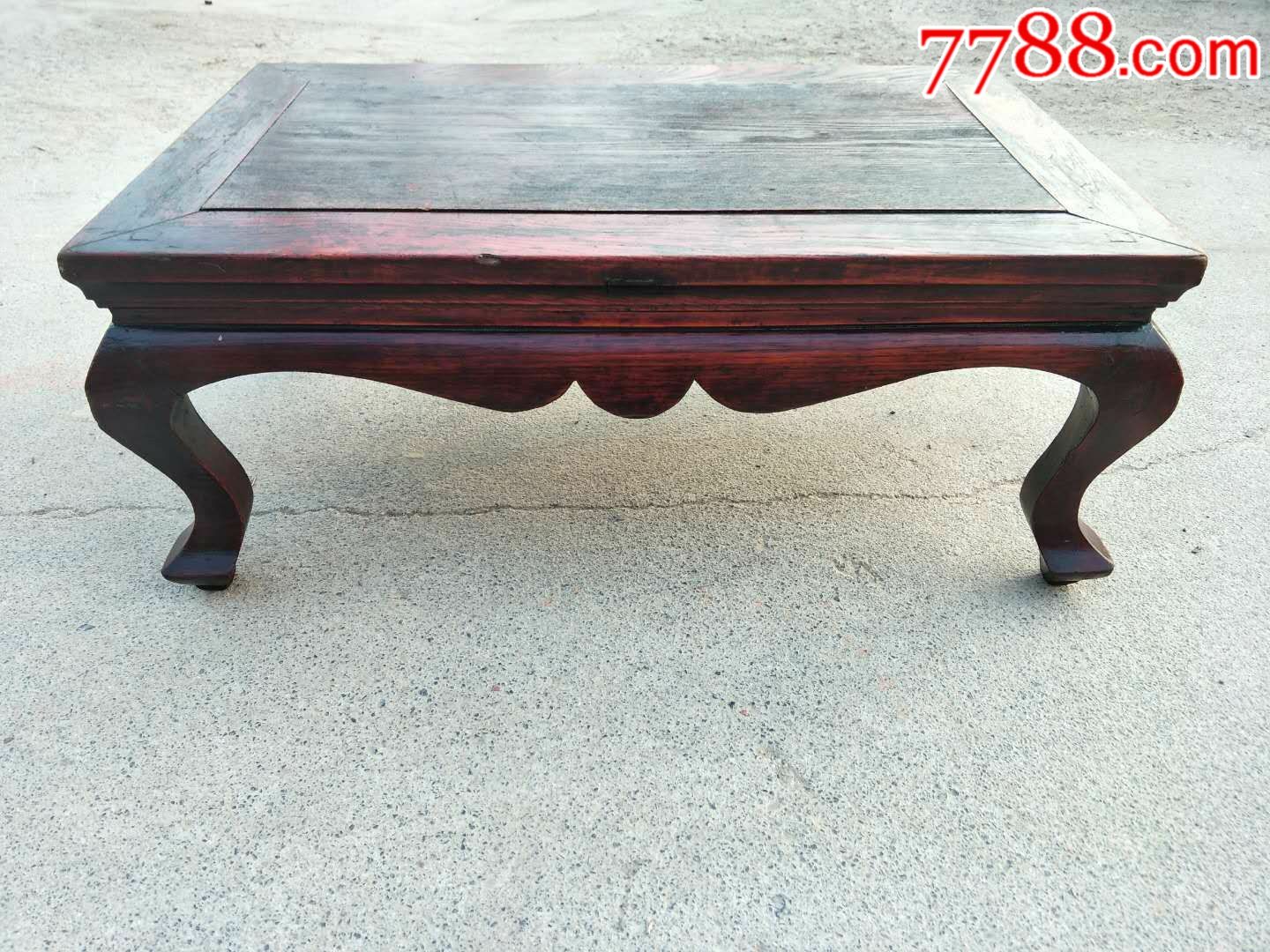 清代榆木炕桌长方桌