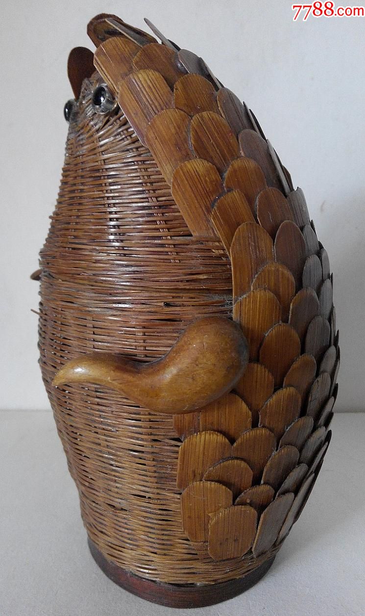 工艺品刺猬储物盒-se55201573-其他竹制品-零售-7788收藏__中国收藏