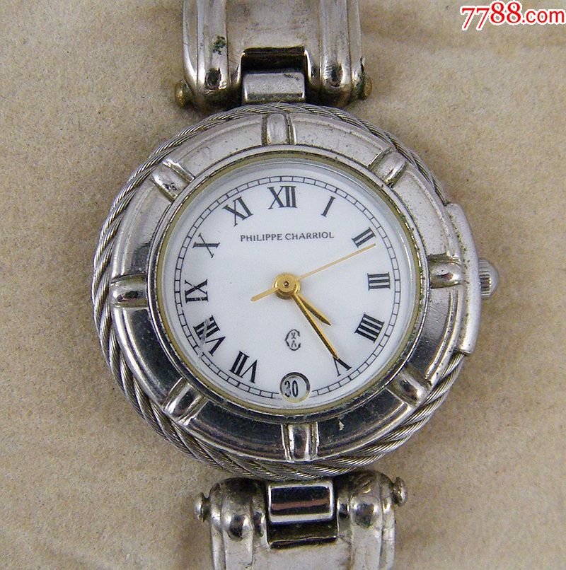 瑞士时尚石英表-philippecharriol-夏利豪女表-7钻eta