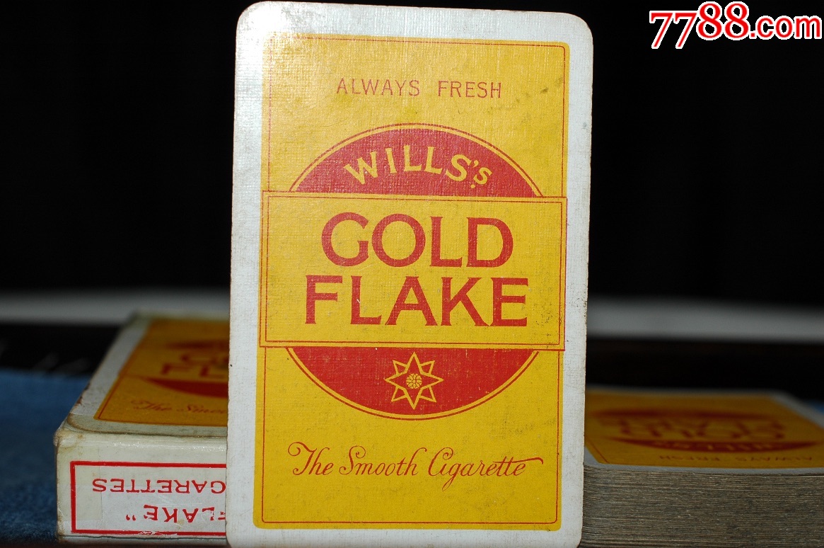 goldflake香烟背图老牌《英国原产》