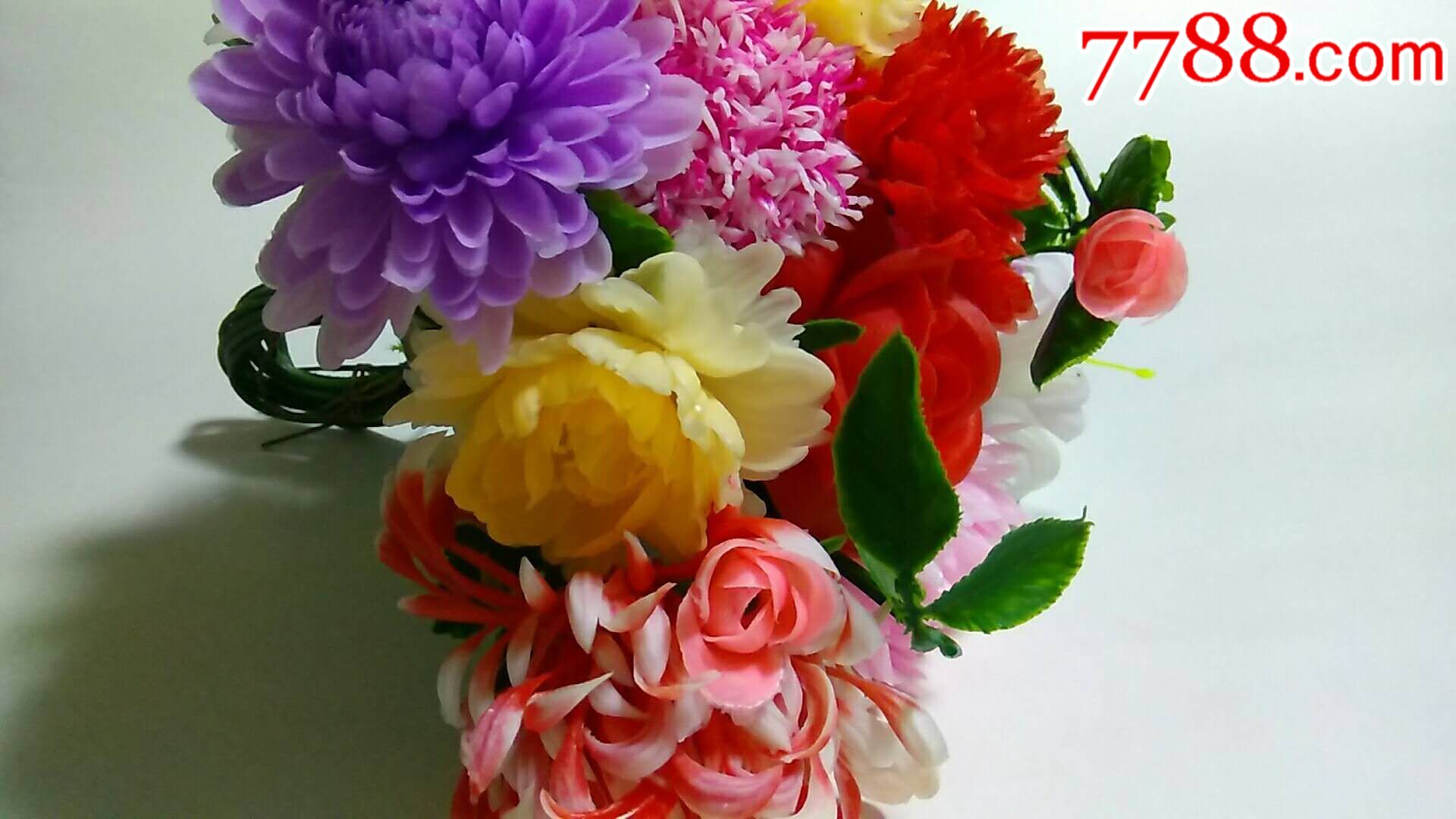 崭新!80年代塑料花一束!