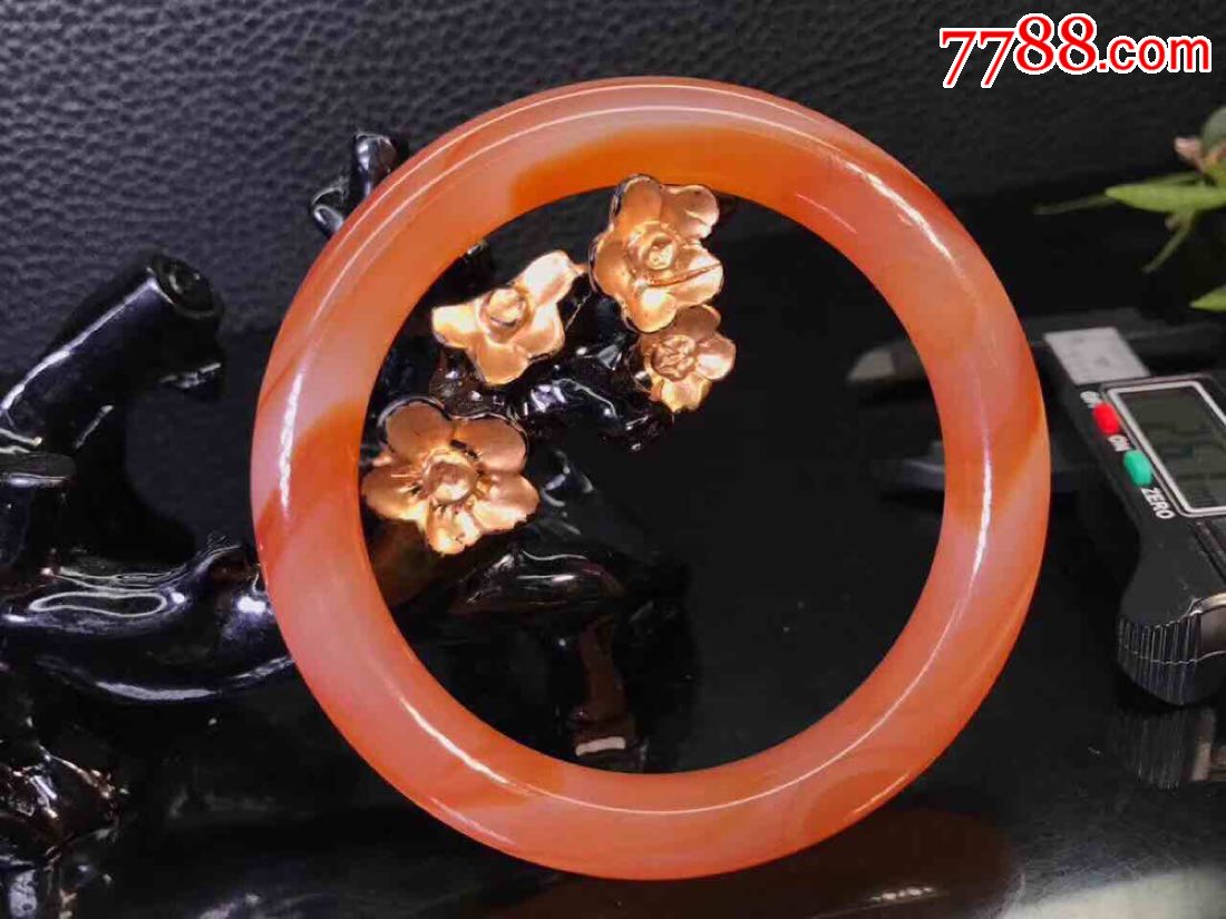 南红玛瑙荔枝冻手镯