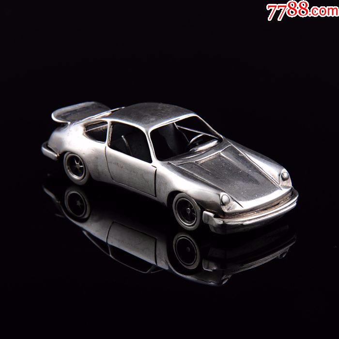 意大利纯银保时捷930款925纯银车模全品西洋古董银器收藏
