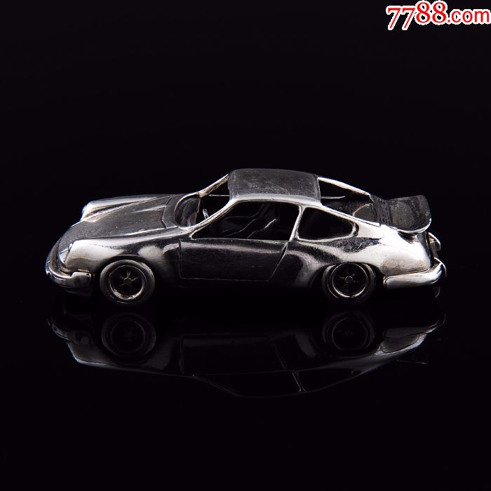意大利纯银保时捷930款925纯银车模全品西洋古董银器收藏