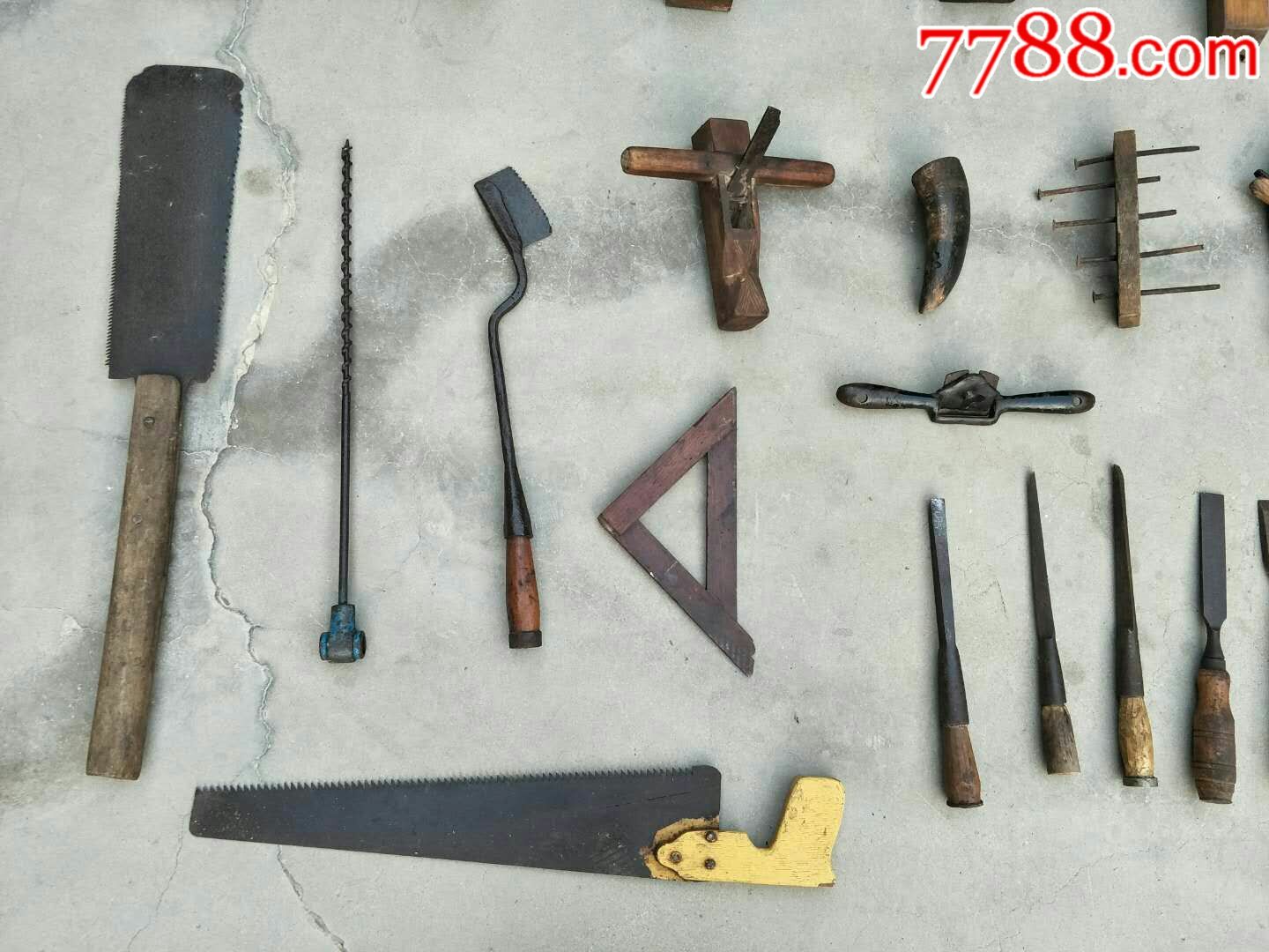 老木工工具38件的