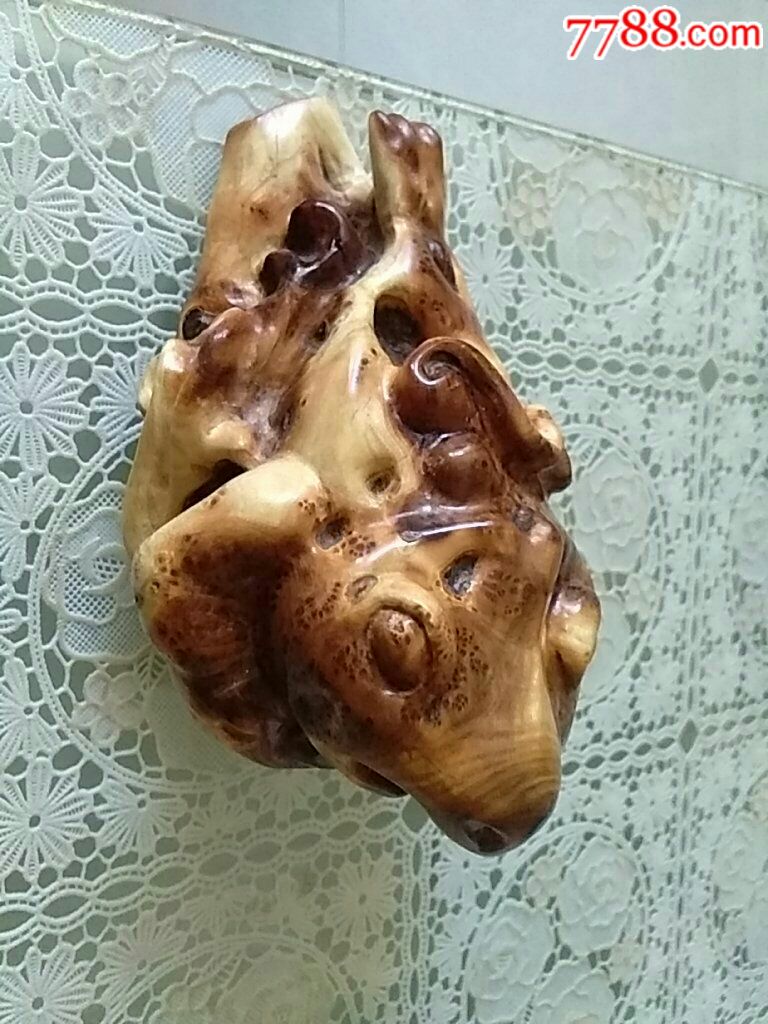 麻梨疙瘩招财金蟾_价格600元【承德木雕】_第1张_7788收藏__收藏热线